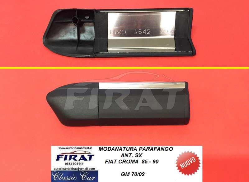 MODANATURA PARAFANGO FIAT CROMA 85 - 90 ANT.SX